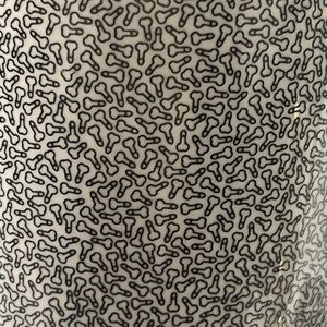 Stylish Black and White Patterned Skirt